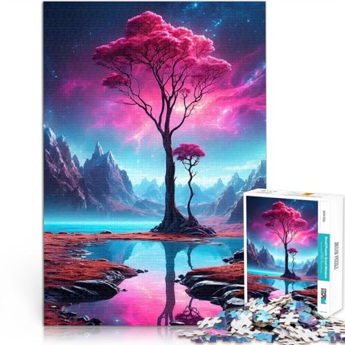 1000-teiliges Puzzle für Erwachsene Anspruchsvolles Spiel und Familienspaß Kosmische Naturlandschaft Geschenkideen75x50cm von AITEXI