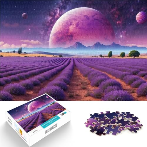 1000-teiliges Puzzle für Erwachsene Denkspiel Lavendelfeld unter fremdem Himmel eignet ganze Familie52x38cm 1000-teiliges Puzzle für Erwachsene Denkspiel Lavendelfeld unter fremdem Himmel eignet ganze Familie52x38cm von AITEXI