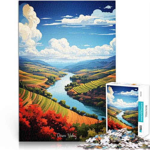 1000-teiliges Puzzle für Erwachsene Denkspiel Ölgemälde des Douro-Tals Wanddekoration Einzigartige Geburtstags- und Weihnachtsgeschenke75x50cm 1000-teiliges Puzzle für Erwachsene Denkspiel Ölgemälde des Douro-Tals Wanddekoration Einzigartige Geburtstags- und Weihnachtsgeschenke75x50cm von AITEXI