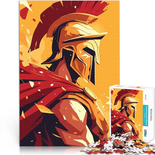 1000-teiliges Puzzle für Erwachsene Denkspiel Spartanischer Krieger Soldat Minimalistische Kunst Illustration Wohnkunstdekor52x38cm 1000-teiliges Puzzle für Erwachsene Denkspiel Spartanischer Krieger Soldat Minimalistische Kunst Illustration Wohnkunstdekor52x38cm von AITEXI