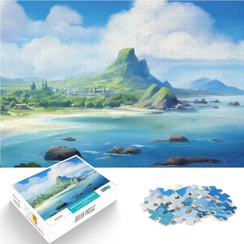 1000-teiliges Puzzle für Erwachsene Familienspiel für und Ruhige Zwergenküste Jedes Stück ist einzigartig – Anspruchsvolles Familienspiel75x50cm 1000-teiliges Puzzle für Erwachsene Familienspiel für und Ruhige Zwergenküste Jedes Stück ist einzigartig – Anspruchsvolles Familienspiel75x50cm von AITEXI