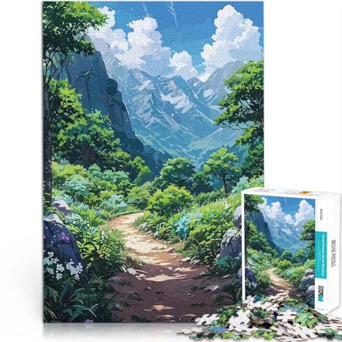 1000-teiliges Puzzle für Erwachsene Geschenke zum Suchbegriff: Herausfordernde Spiele EIN Weg durch für Heimdekoration52x38cm von AITEXI