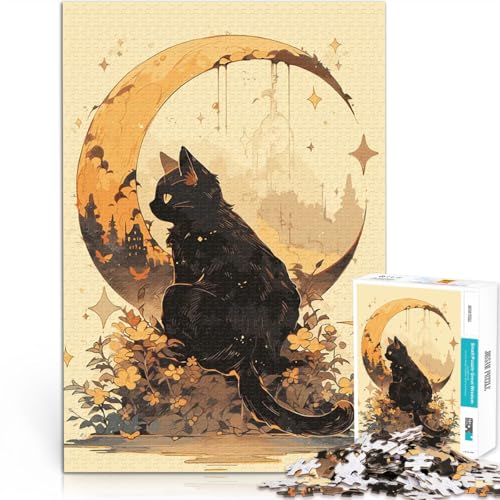 1000-teiliges Puzzle für Erwachsene Geschenke zum Suchbegriff: Herausfordernde Spiele Mondserenade Geburtstagsgeschenk38x26cm von AITEXI