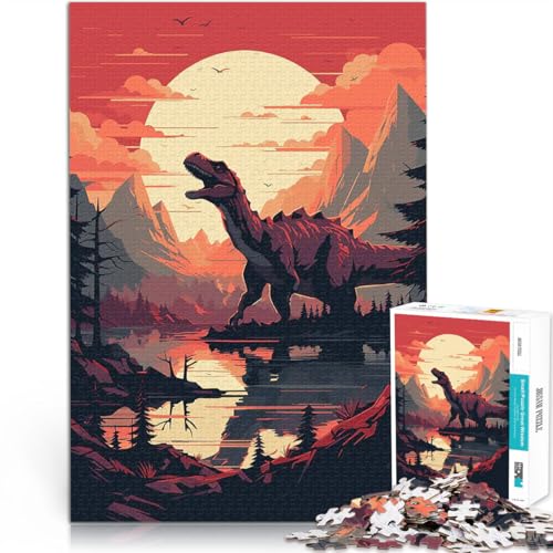 1000-teiliges Puzzle für Erwachsene Geschenke zum Suchbegriff: Herausfordernde Spiele Retro Dino Geschenke für Freunde und Familie75x50cm 1000-teiliges Puzzle für Erwachsene Geschenke zum Suchbegriff: Herausfordernde Spiele Retro Dino Geschenke für Freunde und Familie75x50cm von AITEXI