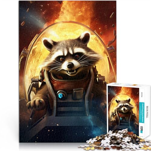 1000-teiliges Puzzle für Erwachsene Geschenke zum Suchbegriff: Herausfordernde Spiele Waschbärkunst Wohnkunstdekor75x50cm 1000-teiliges Puzzle für Erwachsene Geschenke zum Suchbegriff: Herausfordernde Spiele Waschbärkunst Wohnkunstdekor75x50cm von AITEXI