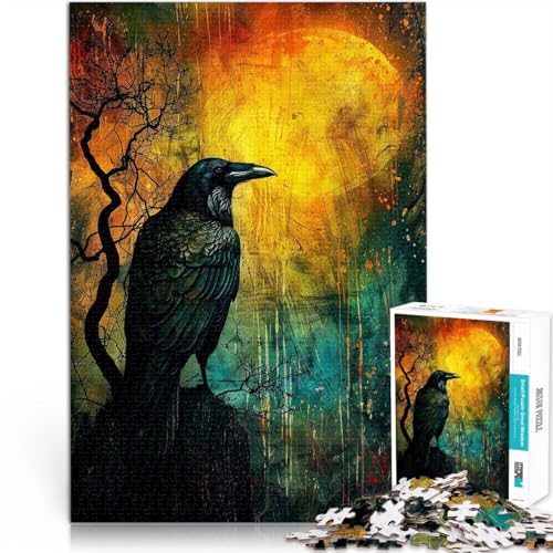 1000-teiliges Puzzle für Erwachsene Handgeschwindigkeitswettbewerb Ravens Mitternachtswache Tolle Geschenke und Spielzeuge52x38cm 1000-teiliges Puzzle für Erwachsene Handgeschwindigkeitswettbewerb Ravens Mitternachtswache Tolle Geschenke und Spielzeuge52x38cm von AITEXI