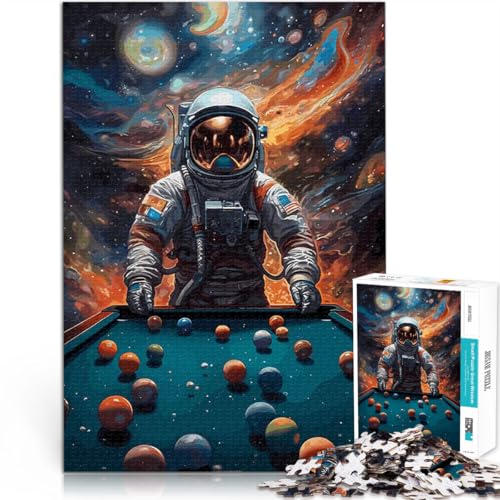 1000-teiliges Puzzle für Erwachsene Herausforderndes Spiel Billard Astronaut Fantasy Lernspiel für Geburtstag, Weihnachten70x100cm 1000-teiliges Puzzle für Erwachsene Herausforderndes Spiel Billard Astronaut Fantasy Lernspiel für Geburtstag, Weihnachten70x100cm von AITEXI