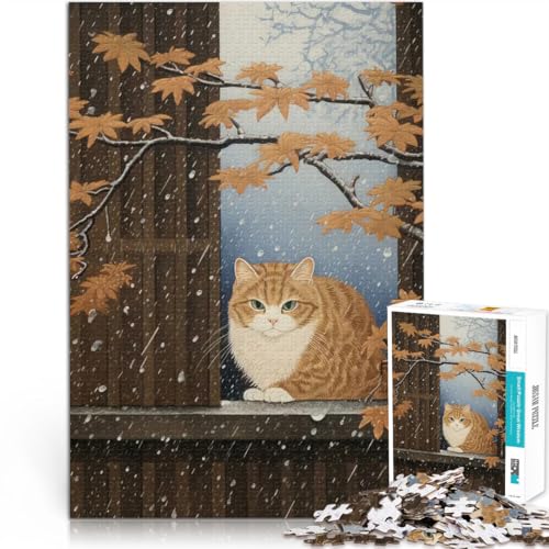 2000-teiliges Puzzle für Erwachsene Herausforderndes Spiel Japanische Katzenmalerei einzigartiges Herausforderungsspiel70x100cm 2000-teiliges Puzzle für Erwachsene Herausforderndes Spiel Japanische Katzenmalerei einzigartiges Herausforderungsspiel70x100cm von AITEXI