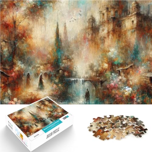 1000-teiliges Puzzle für Erwachsene Herausforderndes Spiel Verträumte Fantasielandschaft Lernspiel für Geburtstag, Weihnachten52x38cm 1000-teiliges Puzzle für Erwachsene Herausforderndes Spiel Verträumte Fantasielandschaft Lernspiel für Geburtstag, Weihnachten52x38cm von AITEXI