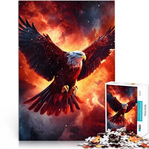 1000-teiliges Puzzle für Erwachsene Intellektuelles Spiel Kosmischer Galaxienadler Verbessern Sie das Gedächtnis38x26cm von AITEXI