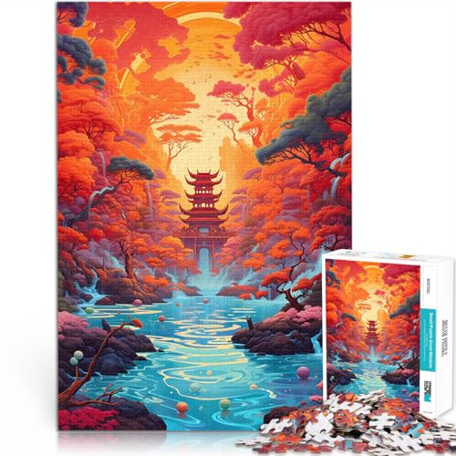 1000-teiliges Puzzle für Erwachsene Lernspiel-Herausforderungsspielzeug Fantasielandschaft 31 Lernspiel für Geburtstag, Weihnachten75x50cm 1000-teiliges Puzzle für Erwachsene Lernspiel-Herausforderungsspielzeug Fantasielandschaft 31 Lernspiel für Geburtstag, Weihnachten75x50cm von AITEXI