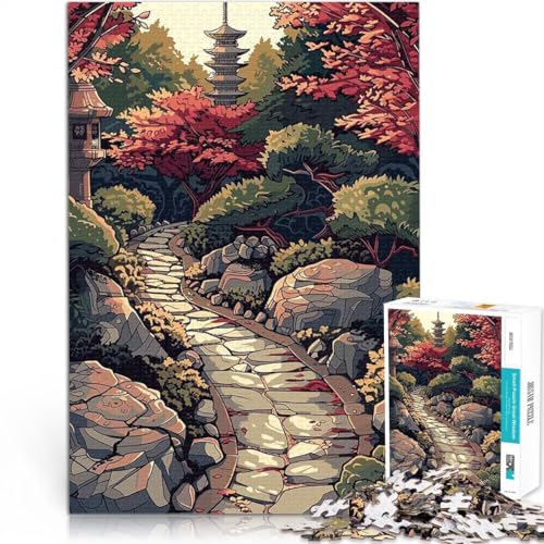 1000-teiliges Puzzle für Erwachsene Lernspiele Heimdekoration Japanische Gartenpagode Geeignet für die Schreibtischdekoration52x38cm 1000-teiliges Puzzle für Erwachsene Lernspiele Heimdekoration Japanische Gartenpagode Geeignet für die Schreibtischdekoration52x38cm von AITEXI