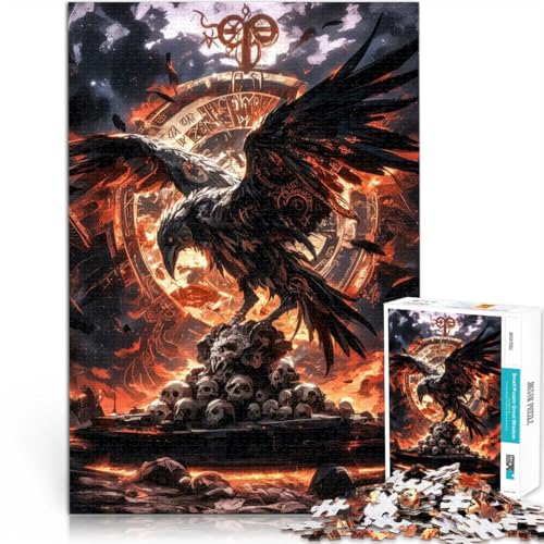 1000-teiliges Puzzle für Erwachsene Lernspielzeug für die ganze Familie Prophezeiung des mystischen Raben Geschenkideen75x50cm 1000-teiliges Puzzle für Erwachsene Lernspielzeug für die ganze Familie Prophezeiung des mystischen Raben Geschenkideen75x50cm von AITEXI