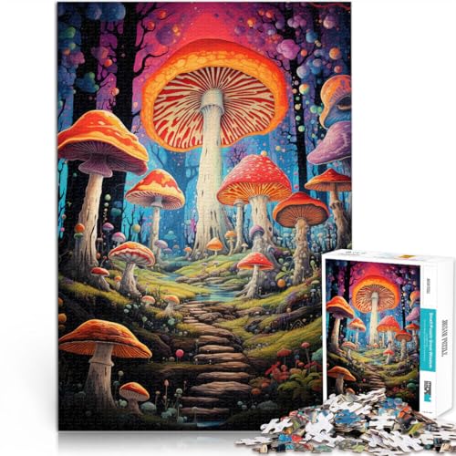 1000-teiliges Puzzle für Erwachsene Quizspiel Abgefahrener Wald voller Pilze Wanddekoration Einzigartige Geburtstags- und Weihnachtsgeschenke38x26cm 1000-teiliges Puzzle für Erwachsene Quizspiel Abgefahrener Wald voller Pilze Wanddekoration Einzigartige Geburtstags- und Weihnachtsgeschenke38x26cm von AITEXI