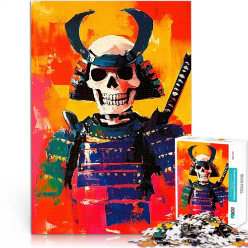 1000-teiliges Puzzle für Erwachsene Quizspiel Glückliches Samurai-Totenkopfgemälde Geschenke für Freunde und Familie38x26cm 1000-teiliges Puzzle für Erwachsene Quizspiel Glückliches Samurai-Totenkopfgemälde Geschenke für Freunde und Familie38x26cm von AITEXI