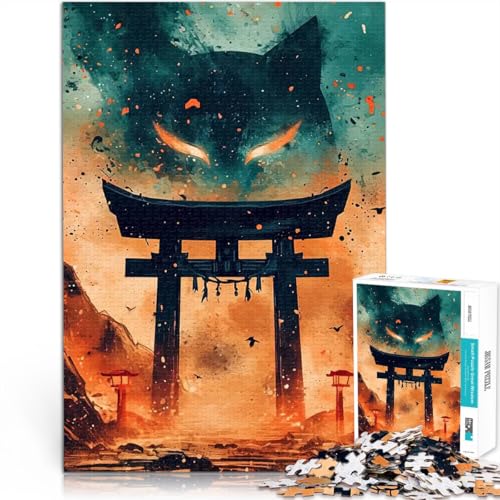 1000-teiliges Puzzle für Erwachsene Quizspiel Japanisches Fuchsgeisttor eignet ganze Familie38x26cm 1000-teiliges Puzzle für Erwachsene Quizspiel Japanisches Fuchsgeisttor eignet ganze Familie38x26cm von AITEXI