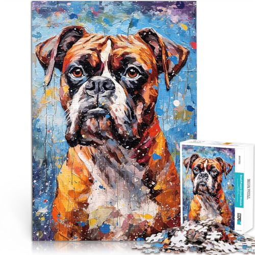 2000-teiliges Puzzle für Erwachsene Schwierig Schwer Palette Boxer Hund Malerei denn eignet ganze Familie70x100cm 2000-teiliges Puzzle für Erwachsene Schwierig Schwer Palette Boxer Hund Malerei denn eignet ganze Familie70x100cm von AITEXI