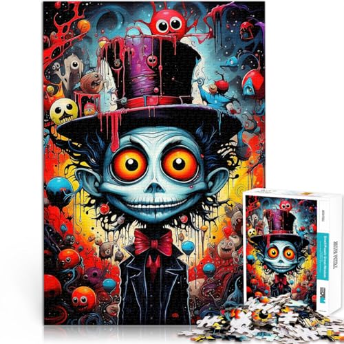 1000-teiliges Puzzle für Erwachsene Schwierig und herausfordernd Die Welt der gemalten Fantasien Geburtstagsgeschenk, Geschenke, Wandkunst75x50cm von AITEXI