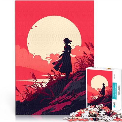 1000-teiliges Puzzle für Erwachsene Spielzeug Lernspiele Stressabbau Silhouette eines Mädchens Lernspiel für Geburtstag, Weihnachten52x38cm 1000-teiliges Puzzle für Erwachsene Spielzeug Lernspiele Stressabbau Silhouette eines Mädchens Lernspiel für Geburtstag, Weihnachten52x38cm von AITEXI
