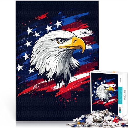 2000-teiliges Puzzle für Erwachsene Spielzeug für die ganze Familie Amerikanischer Weißkopfseeadler Wichtelgeschenke70x100cm von AITEXI