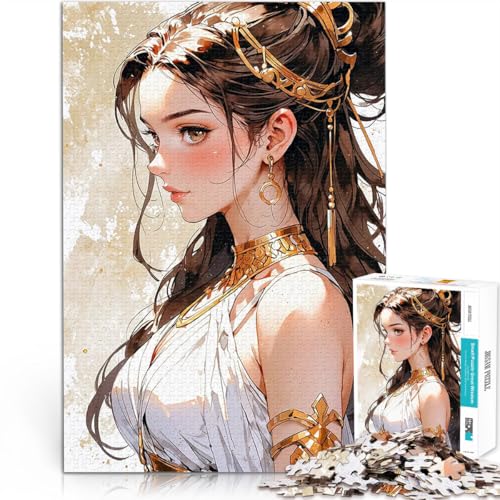 1000-teiliges Puzzle für Erwachsene Spielzeug für die ganze Familie Anime-Göttin mit goldenem Schmuck Tolles Geschenk für Spiele75x50cm 1000-teiliges Puzzle für Erwachsene Spielzeug für die ganze Familie Anime-Göttin mit goldenem Schmuck Tolles Geschenk für Spiele75x50cm von AITEXI