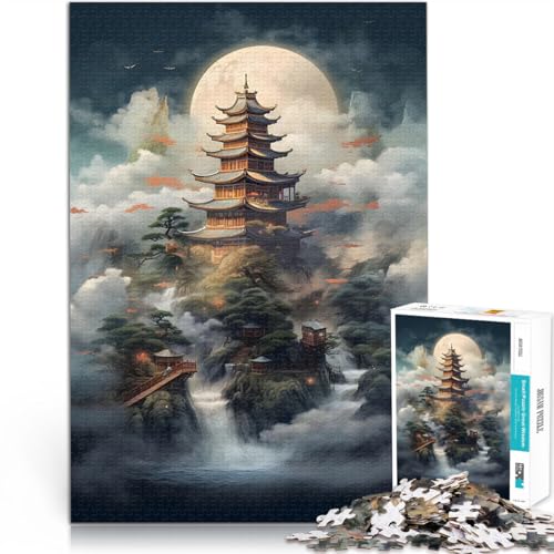 1000-teiliges Puzzle für Erwachsene Spielzeug für die ganze Familie Fantasielandschaft 32 Verbessern Sie das Gedächtnis38x26cm von AITEXI