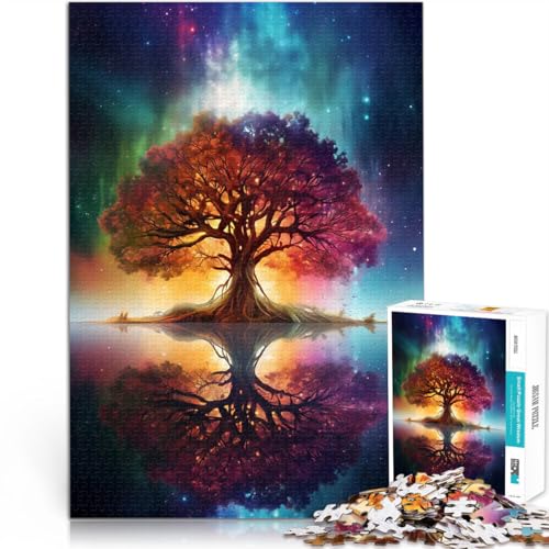 1000-teiliges Puzzle für Erwachsene Stressabbau-Spielzeug Weltraum-Fantasielandschaft Verbessern Sie das Gedächtnis52x38cm von AITEXI