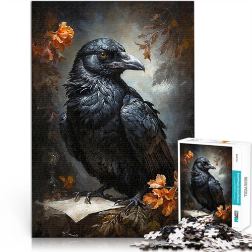 1000-teiliges Puzzle für Erwachsene lustige Spiele für die ganze Familie Der Rabengelehrte Lernspiel für Geburtstag, Weihnachten70x100cm 1000-teiliges Puzzle für Erwachsene lustige Spiele für die ganze Familie Der Rabengelehrte Lernspiel für Geburtstag, Weihnachten70x100cm von AITEXI