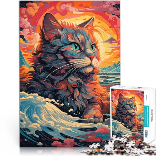 1000-teiliges Puzzle für Teenager Anspruchsvoll, Aber lustig und humorvoll Katze im Sonnenschein Tolle Geschenke und Spielzeuge70x100cm 1000-teiliges Puzzle für Teenager Anspruchsvoll, Aber lustig und humorvoll Katze im Sonnenschein Tolle Geschenke und Spielzeuge70x100cm von AITEXI