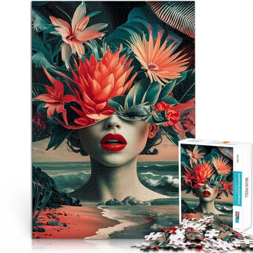 1000-teiliges Puzzle für Teenager Anspruchsvoll, Aber lustig und humorvoll Rätselhafte Schönheit Künstlersammlung, Bildende Kunst38x26cm 1000-teiliges Puzzle für Teenager Anspruchsvoll, Aber lustig und humorvoll Rätselhafte Schönheit Künstlersammlung, Bildende Kunst38x26cm von AITEXI