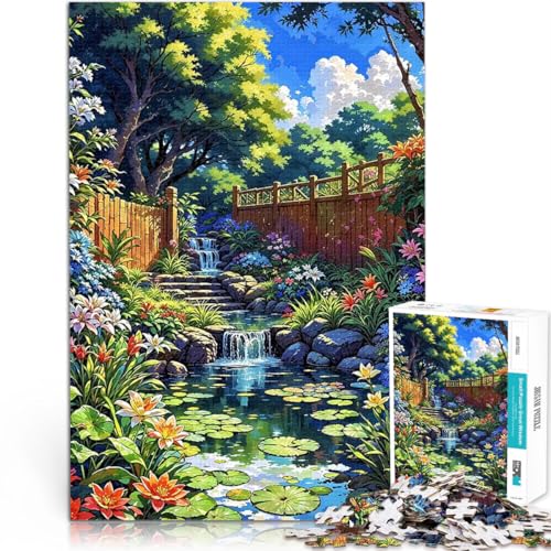 1000-teiliges Puzzle für Teenager Anspruchsvolles Spiel und Familienspaß Wasserfallgarten Lernspiel für Geburtstag, Weihnachten52x38cm 1000-teiliges Puzzle für Teenager Anspruchsvolles Spiel und Familienspaß Wasserfallgarten Lernspiel für Geburtstag, Weihnachten52x38cm von AITEXI