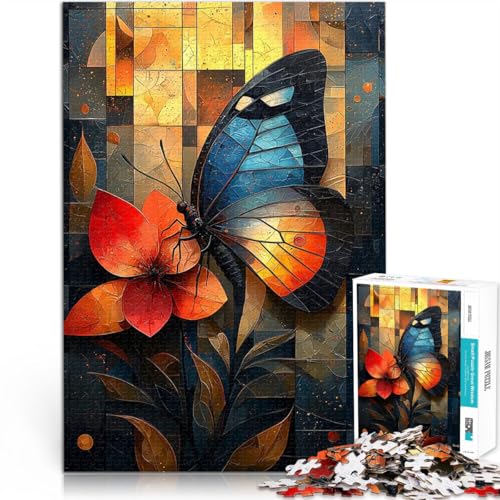 1000-teiliges Puzzle für Teenager Denkspiel Buntglas-Schmetterling auf Einer lebendigen Blume Wunschliste mit dem Weihnachtsmann52x38cm 1000-teiliges Puzzle für Teenager Denkspiel Buntglas-Schmetterling auf Einer lebendigen Blume Wunschliste mit dem Weihnachtsmann52x38cm von AITEXI