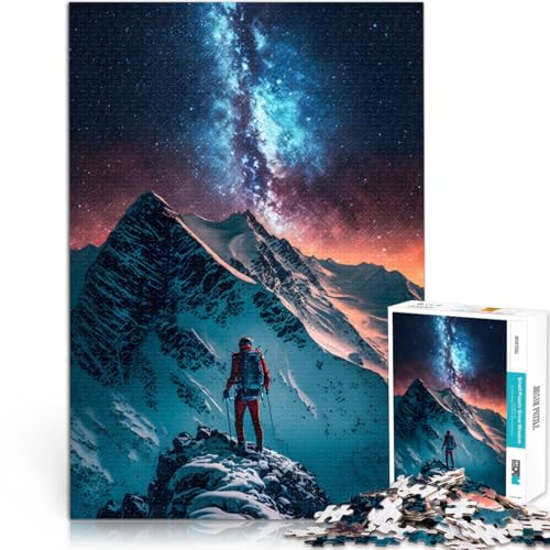 1000-teiliges Puzzle für Teenager Denkspiel Wanderer blickt auf die Milchstraße eignet ganze Familie52x38cm 1000-teiliges Puzzle für Teenager Denkspiel Wanderer blickt auf die Milchstraße eignet ganze Familie52x38cm von AITEXI