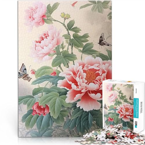 1000-teiliges Puzzle für Teenager Geschenke zum Suchbegriff: Herausfordernde Spiele Pfingstrosenblüten Wohnkunstdekor75x50cm 1000-teiliges Puzzle für Teenager Geschenke zum Suchbegriff: Herausfordernde Spiele Pfingstrosenblüten Wohnkunstdekor75x50cm von AITEXI