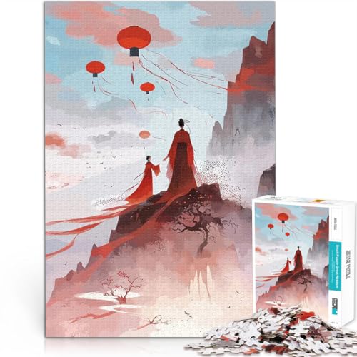 1000-teiliges Puzzle für Teenager Herausforderndes Spielspielzeug Dämonentöter Tanjiro Anime Einzigartige Geburtstags- und Geschenkideen38x26cm von AITEXI