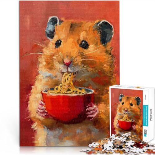 1000-teiliges Puzzle für Teenager Interessante Stressreduzierung Entzückende Hamster-Spaghetti Die Liebe zwischen Paaren stärken38x26cm 1000-teiliges Puzzle für Teenager Interessante Stressreduzierung Entzückende Hamster-Spaghetti Die Liebe zwischen Paaren stärken38x26cm von AITEXI