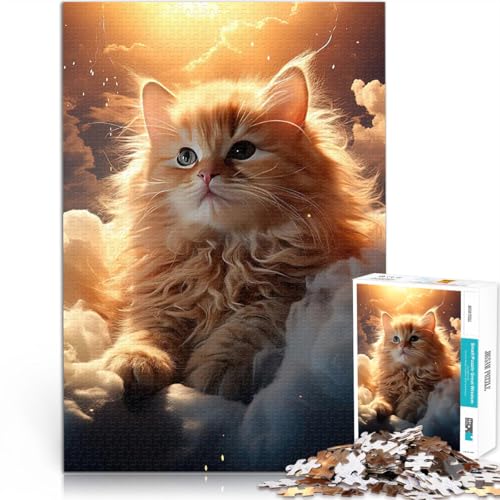 1000-teiliges Puzzle für Teenager Lernspiel-Herausforderungsspielzeug Kätzchen-Traumwelt Die Liebe zwischen Paaren stärken52x38cm 1000-teiliges Puzzle für Teenager Lernspiel-Herausforderungsspielzeug Kätzchen-Traumwelt Die Liebe zwischen Paaren stärken52x38cm von AITEXI