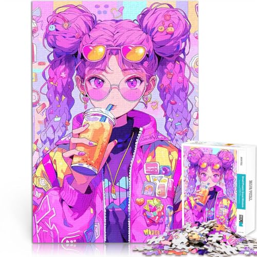1000-teiliges Puzzle für Teenager Lernspiele DIY Spielzeug Anime-Mädchen mit rosa Haaren Verbessern Sie das Gedächtnis52x38cm 1000-teiliges Puzzle für Teenager Lernspiele DIY Spielzeug Anime-Mädchen mit rosa Haaren Verbessern Sie das Gedächtnis52x38cm von AITEXI