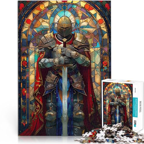 1000-teiliges Puzzle für Teenager Lernspiele Heimdekoration Paladin-Kriegerglas denn eignet ganze Familie52x38cm 1000-teiliges Puzzle für Teenager Lernspiele Heimdekoration Paladin-Kriegerglas denn eignet ganze Familie52x38cm von AITEXI