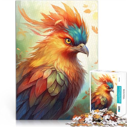 1000-teiliges Puzzle für Teenager Lernspiele Heimdekoration Phönix Vogel Grün Wald Lernspiel für Geburtstag, Weihnachten70x100cm 1000-teiliges Puzzle für Teenager Lernspiele Heimdekoration Phönix Vogel Grün Wald Lernspiel für Geburtstag, Weihnachten70x100cm von AITEXI