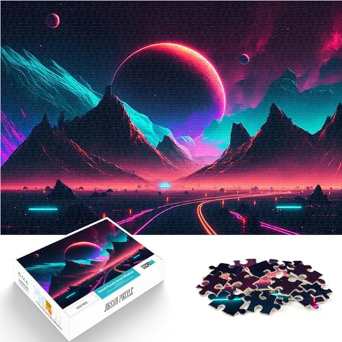 1000-teiliges Puzzle für Teenager Pädagogisches Spielzeug zum Stressabbau Triff Mich unter dem Mond Geschenkideen75x50cm von AITEXI