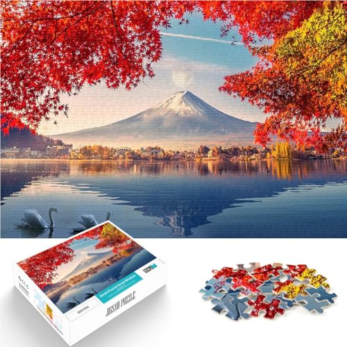 1000-teiliges Puzzle für Teenager Spiele Spielzeug Geschenk Japan Reise zum Fuji Lustige Aktivitäten für zu Hause, Geburtstagsgeschenk, Reisegeschenk,52x38cm 1000-teiliges Puzzle für Teenager Spiele Spielzeug Geschenk Japan Reise zum Fuji Lustige Aktivitäten für zu Hause, Geburtstagsgeschenk, Reisegeschenk,52x38cm von AITEXI