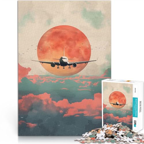 1000-teiliges Puzzle für Teenager Spielzeug Lernspiele Stressabbau Das Vintage-Reiseflugzeug Lernspiel für Geburtstag, Weihnachten70x100cm 1000-teiliges Puzzle für Teenager Spielzeug Lernspiele Stressabbau Das Vintage-Reiseflugzeug Lernspiel für Geburtstag, Weihnachten70x100cm von AITEXI