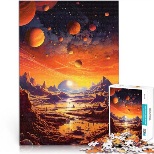 1000-teiliges Puzzle für Teenager Spielzeug Lernspiele Stressabbau Weltraumlandschafts-KI Lernspiel für Geburtstag, Weihnachten70x100cm 1000-teiliges Puzzle für Teenager Spielzeug Lernspiele Stressabbau Weltraumlandschafts-KI Lernspiel für Geburtstag, Weihnachten70x100cm von AITEXI