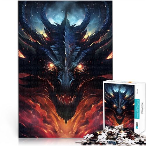 1000-teiliges Puzzle für Teenager Stressabbau – Staycation – Zeit totschlagen Kosmos-Drache Einzigartige Wohndekoration und Geschenke52x38cm 1000-teiliges Puzzle für Teenager Stressabbau – Staycation – Zeit totschlagen Kosmos-Drache Einzigartige Wohndekoration und Geschenke52x38cm von AITEXI