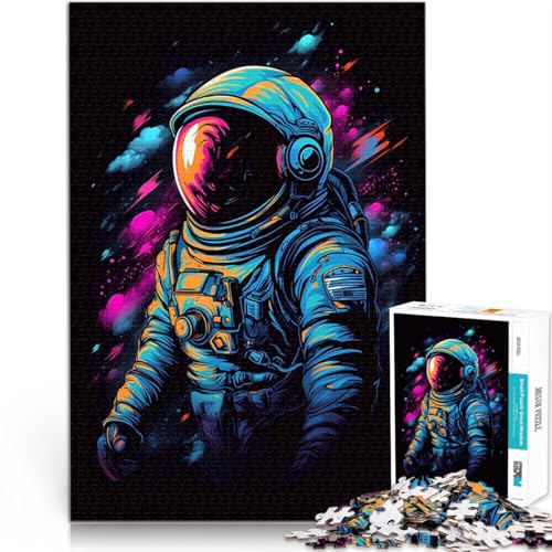 1000-teiliges Puzzle für Teenager lustige Spiele für die ganze Familie Astronauten-Weltraumspaziergang Tolles Geschenk für Spiele70x100cm 1000-teiliges Puzzle für Teenager lustige Spiele für die ganze Familie Astronauten-Weltraumspaziergang Tolles Geschenk für Spiele70x100cm von AITEXI
