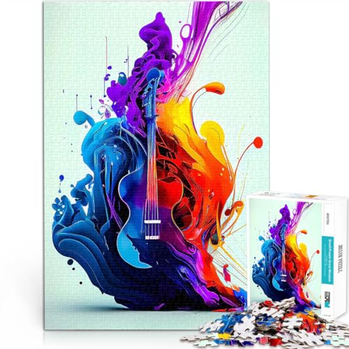 1000-teiliges Teenager-Puzzle Dekomprimierendes intellektuelles Lernspielzeug Violine abstrakt Künstlersammlung, Bildende Kunst75x50cm 1000-teiliges Teenager-Puzzle Dekomprimierendes intellektuelles Lernspielzeug Violine abstrakt Künstlersammlung, Bildende Kunst75x50cm von AITEXI