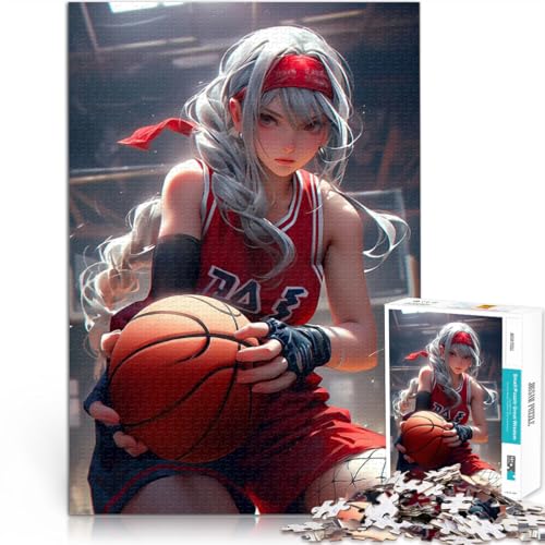 1000-teiliges Teenager-Puzzle Familienspiel zum Stressabbau, schwierige Herausforderung Anime-Basketball-Mädchen Geschenkideen38x26cm 1000-teiliges Teenager-Puzzle Familienspiel zum Stressabbau, schwierige Herausforderung Anime-Basketball-Mädchen Geschenkideen38x26cm von AITEXI