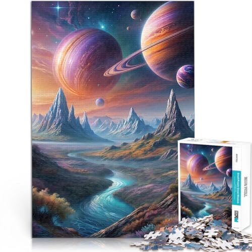 2000-teiliges Teenager-Puzzle Geschenke zum Suchbegriff: Herausfordernde Spiele Weltraumlandschaft für Heimdekoration70x100cm von AITEXI