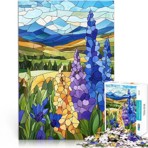 1000-teiliges Teenager-Puzzle Lernspiele DIY Spielzeug Glasmalerei Landschaft Lustige Aktivitäten für zu Hause, Geburtstagsgeschenk, Reisegeschenk,75x50cm 1000-teiliges Teenager-Puzzle Lernspiele DIY Spielzeug Glasmalerei Landschaft Lustige Aktivitäten für zu Hause, Geburtstagsgeschenk, Reisegeschenk,75x50cm von AITEXI